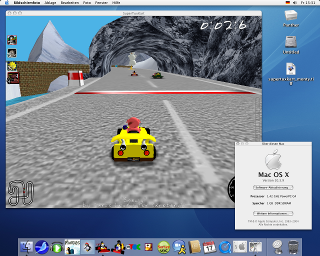 SuperTuxKart Screenshot Mac OS X Panther