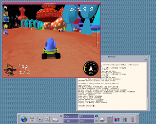 SuperTuxKart Screenshot Solaris SPARC